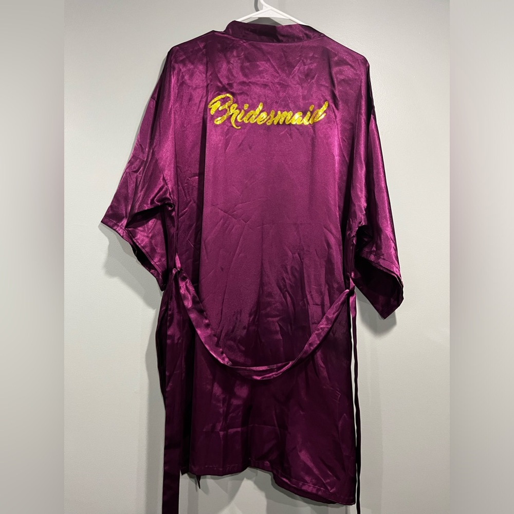 ⚡️5 for $20 Bridesmaid Silky Material Get Ready Robe 💒💍